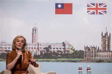 Former British Prime Minister Liz Truss warns of China threats during Taiwan visit